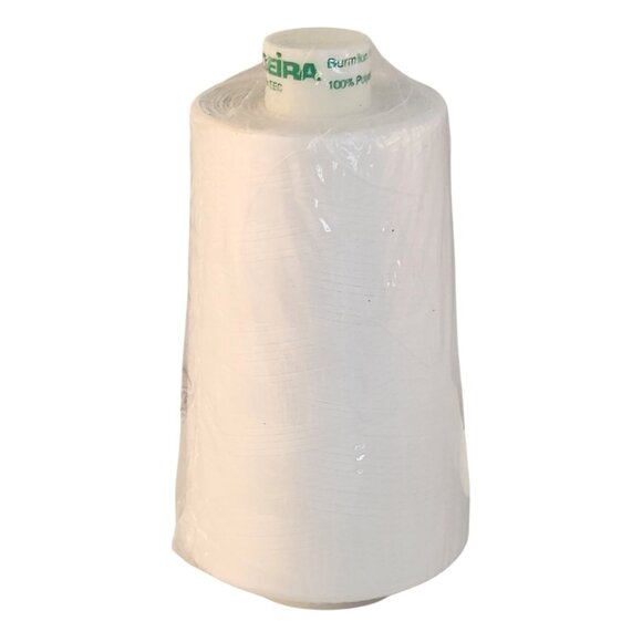 Madeira Polyester Embroidery Thread Cone White 4500m - Picture 1 of 10